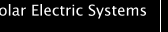 Solar Electric Systems